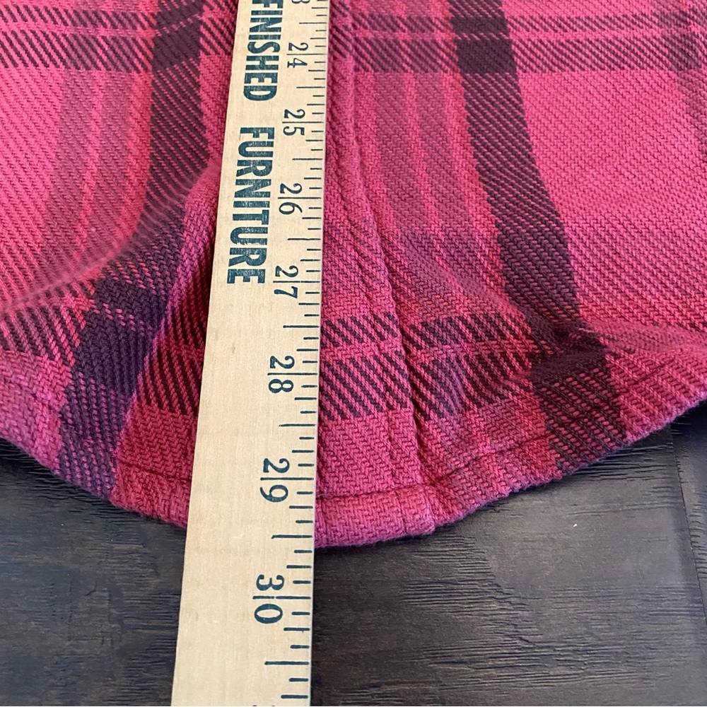 Outerknown Red Plaid Button Down Shirt - image 5